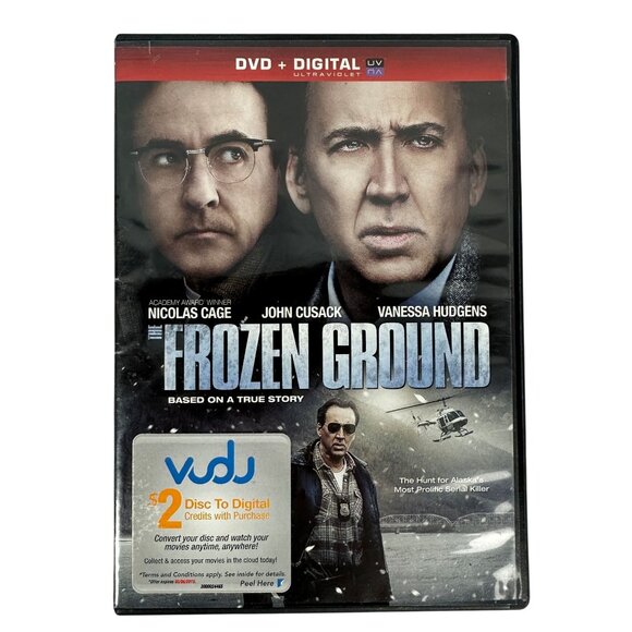 The Frozen Ground DVD Digital Copy 2013 Nicolas Cage Lionsgate John Cusack Drama - Picture 1 of 7